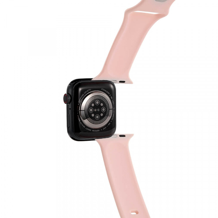 Gear Klokkearmbånd Silikon Apple Watch 38/40/41mm Rosa Gear Klokkearmbånd Silikon Apple Watch 38/40/41mm Rosa