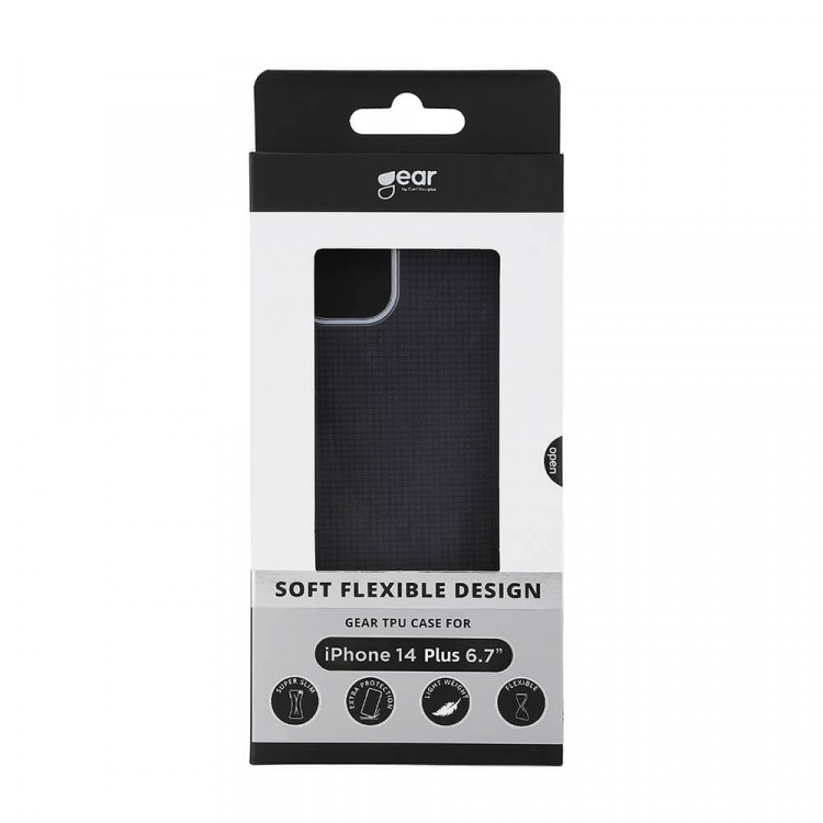 Gear Mobildeksel TPU Transparent - iPhone 14 Plus