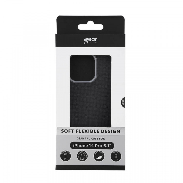 Gear Mobildeksel TPU Transparent - iPhone 14 Pro