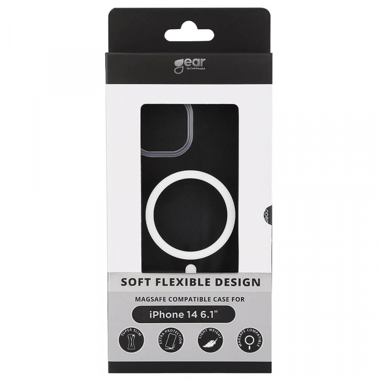 Gear Mobildeksel TPE/PC MagSeries Transparent - iPhone 13/14 Gear Mobildeksel TPE/PC MagSeries Transparent - iPhone 13/14