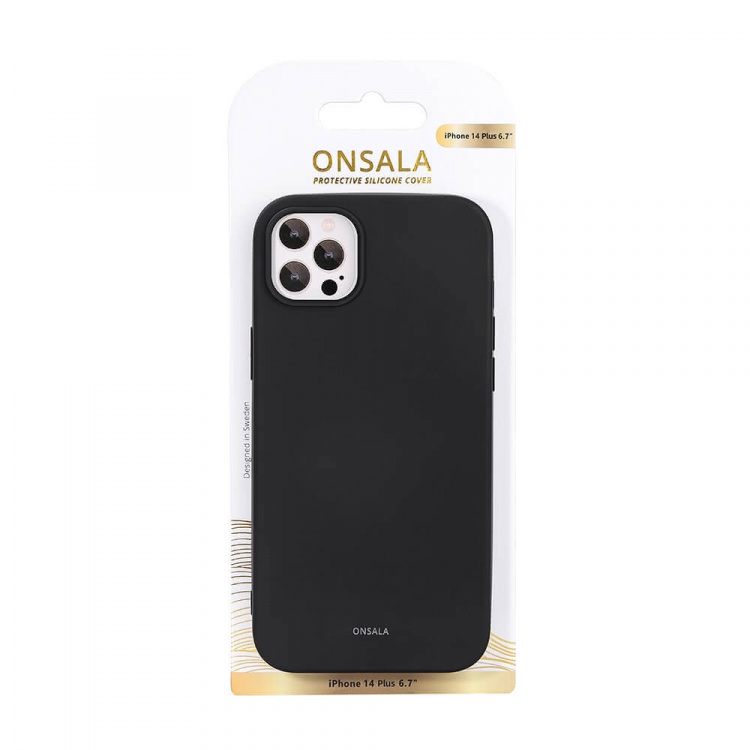 Onsala Mobildeksel Silikon Black - iPhone 14 Plus Onsala Mobildeksel Silikon Black - iPhone 14 Plus
