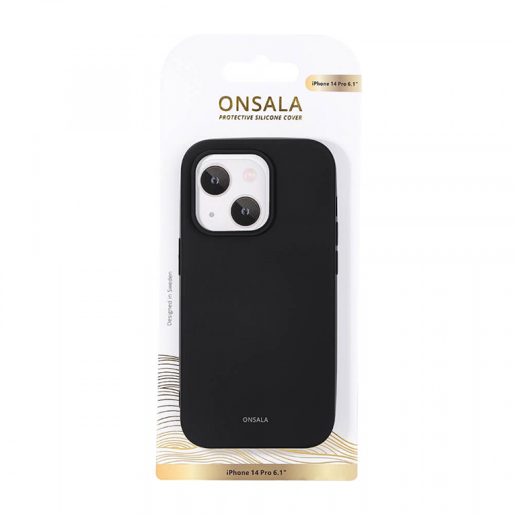 Onsala Mobildeksel Silikon Black - iPhone 14 Pro Onsala Mobildeksel Silikon Black - iPhone 14 Pro