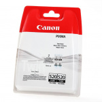 Canon Blekk 2932B012 PGI-520 Sort Twin-pack *Blister*