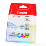 Canon Blekk Multipak 2934B010 CLI-521 Cyan/Magenta/Gul