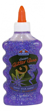 ELMER\'S Glitterlim Lilla, 177 ml, Lim