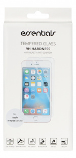 Essentials iPhone SE/5/5S, herdet glass