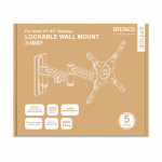 DELTACO lockable 3-way Monitor Mount, 13 DELTACO lockable 3-way Monitor Mount, 13