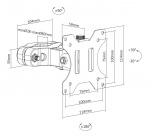 DELTACO OFFICE Pole Mount Monitor Arm ARM-0304, 17-32