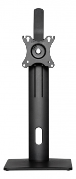 DELTACO OFFICE Høydejusterbart bordstativ for skjerm, m. tilt og sving