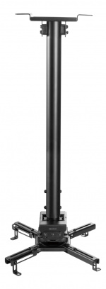 DELTACO OFFICE Projektorfeste for tak, justerbart, 745-1145mm, svart