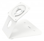 DELTACO OFFICE Bordstativ/veggfeste for nettbrett, tyverisikret, hvit