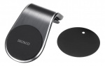 DELTACO Magnetisk bilholder for smarttelefoner, viftegrillfeste, vinklet, svart DELTACO Magnetisk bilholder for smarttelefoner, viftegrillfeste, vinklet, svart