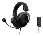 HyperX Cloud II Gun Metal, 7.1 lyd, 53 mm drivere, USB, svart/grå