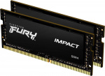 Kingston 64 GB 2666 MHz DDR4 CL16 SODIMM (sett med 2) FURY Impact