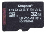 Kingston 32 GB microSDHC Industrial C10 A1 pSLC-kort uten adapter