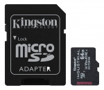 Kingston 64 GB microSDXC Industrial C10 A1 pSLC-kort + SD-adapter