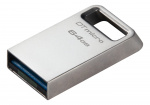 Kingston DataTraveler micro USB-minne, 64 GB, sølv
