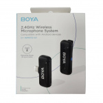 BOYA Trådløst Mikrofonsystem x1 BY-WM3 For USB-C BOYA Trådløst Mikrofonsystem x1 BY-WM3 For USB-C