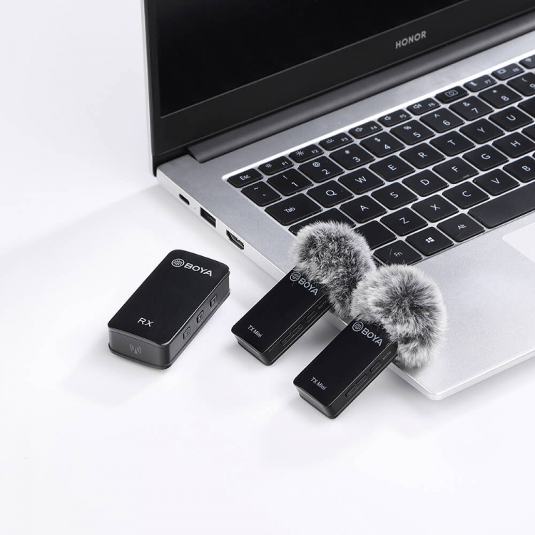 BOYA Trådløs mikrofon x2 BY-XM6-S2 Mini 3.5mm BOYA Trådløs mikrofon x2 BY-XM6-S2 Mini 3.5mm