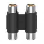 Hama Adapter Audio 2x RCA Sockets to 2x RCA Sockets