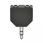 Hama Adapter Audio 2x 3,5 Uttak til 3,5 Kontakt Stereo