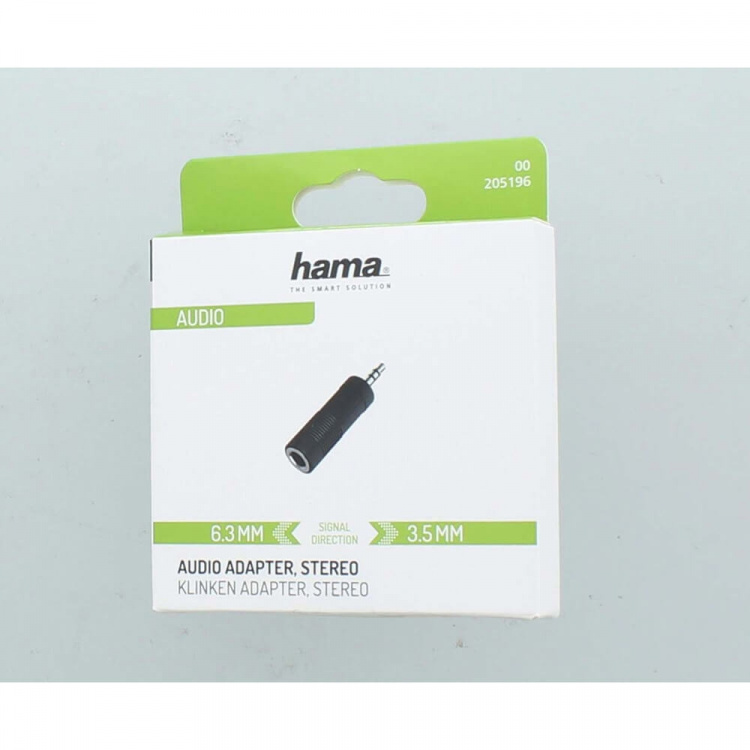 Hama Adapter Audio 6.3 to 3.5 Hun til Hann Stereo