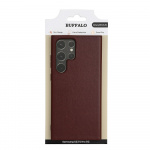 Buffalo Back cover PU Samsung S23 5G Ultra Brown