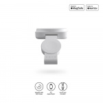 Zens 2-i-1 magnetisk + trådløs lader for klokke Zens 2-i-1 magnetisk + trådløs lader for klokke