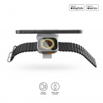 Zens 2-i-1 magnetisk + trådløs lader for klokke Zens 2-i-1 magnetisk + trådløs lader for klokke