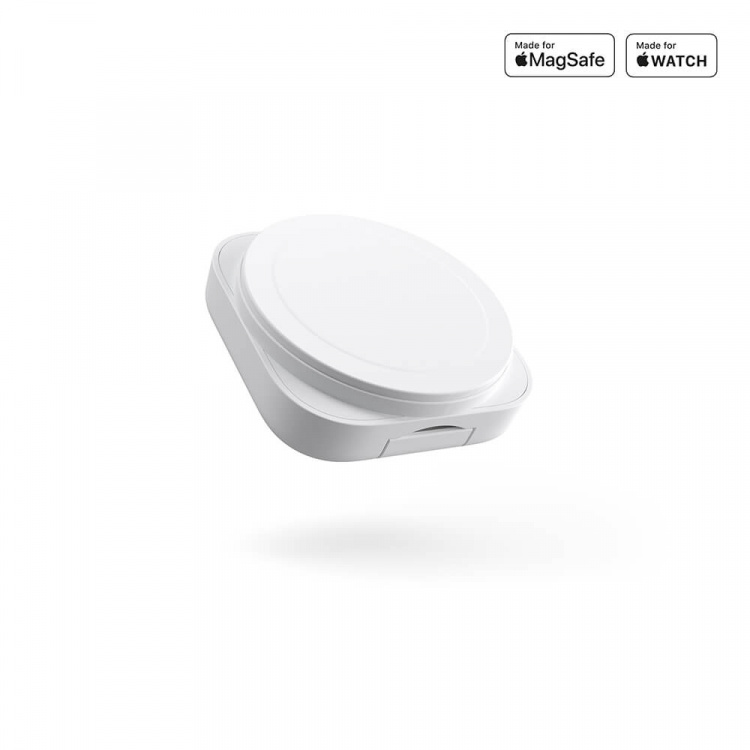 Zens 2-i-1 magnetisk + trådløs lader for klokke Zens 2-i-1 magnetisk + trådløs lader for klokke