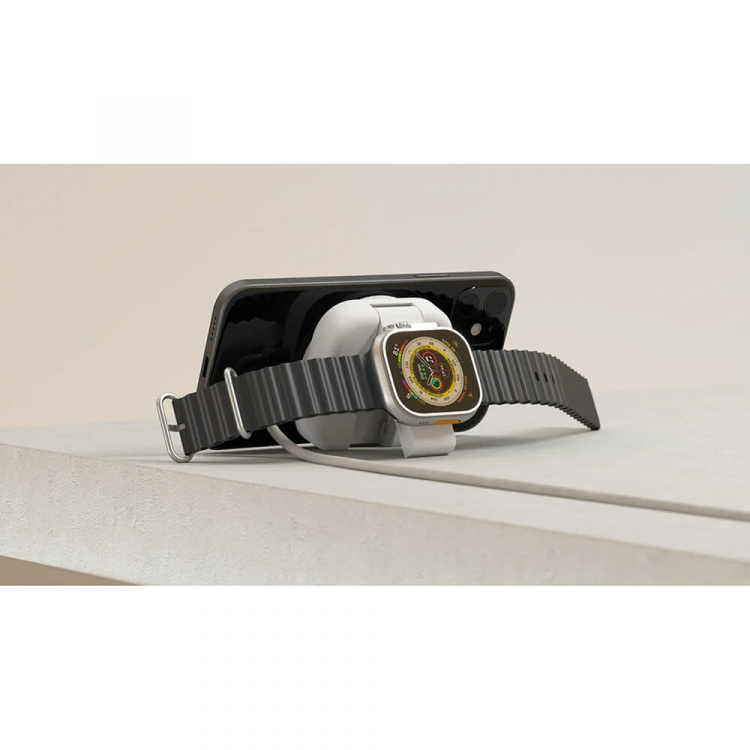 Zens 2-i-1 magnetisk + trådløs lader for klokke Zens 2-i-1 magnetisk + trådløs lader for klokke