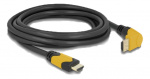 DeLOCK Høyhastighets HDMI-kabel hann-hann 90° opp 48 Gbps 8K 60 Hz 3 m