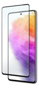 DELTACO skjermbeskytter til Samsung Galaxy A73, 2,5D herdet glass, 9H hardhet