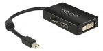 DeLOCK Adapter mini Displayport 1.1 ma til Displayport/HDMI/DVI