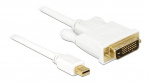 DeLOCK Kabel mini DisplayPort hann til DVI 24+1 hann 2 m