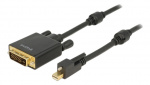 DeLOCK Kabel mini DisplayPort 1.2 m/skrue>DVI hann 4K Active 2 m