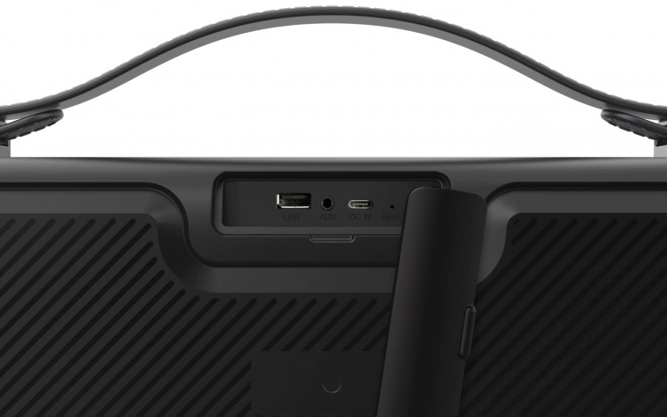 Streetz B200 Boombox 2x 7,5 W, IPX5, AUX, USB flash, LED, svart Streetz B200 Boombox 2x 7,5 W, IPX5, AUX, USB flash, LED, svart