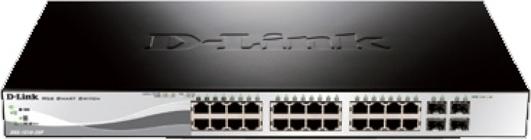 D-Link Web Smart Switch 24x10/100/1000 +4 SFP