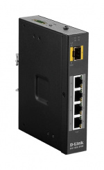dlink Switch, 5-porter, Gigabit, PoE, Plug and play, SFP, svart