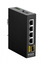 dlink Switch, 5-porter, Gigabit, Plug and play, SFP, svart