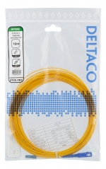 DELTACO OS1/2 Fiberkabel, LC - SC, 9/125, singlemode, 10m