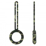 DELTACO Apple AirTag-etui, silikon, kamuflasje