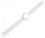 DELTACO Apple AirTag, Silikonarmbånd, hvit