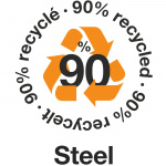 Fiskars All Steel traktorpanne 26 cm Fiskars All Steel traktorpanne 26 cm