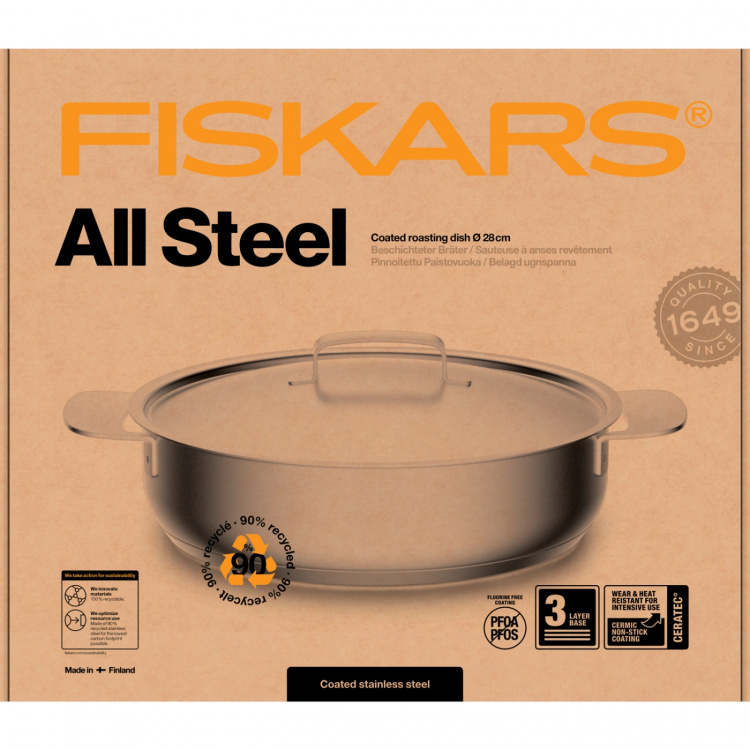 Fiskars All Steel-ovnspanne 28 cm Fiskars All Steel-ovnspanne 28 cm