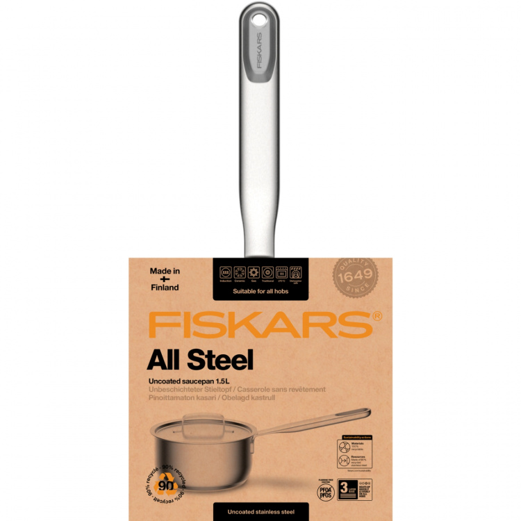 Fiskars All Steel kasserolle 1,5L