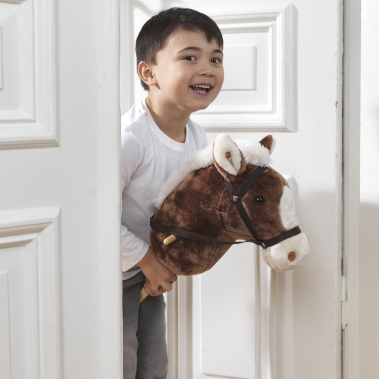 Teddykompaniet Hobbyhest med lyd 100 cm