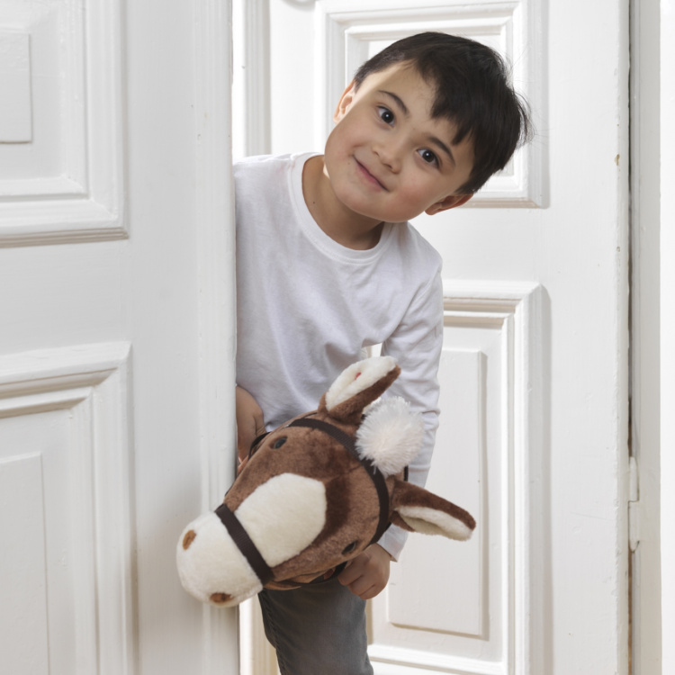 Teddykompaniet Hobbyhest med lyd 100 cm