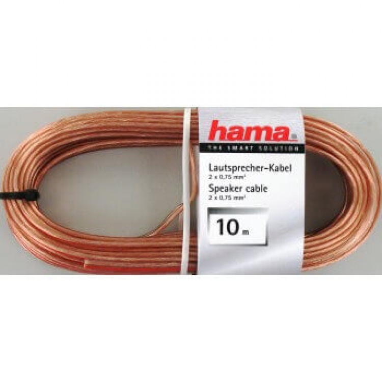 Hama kabel 2x0,75 Transp 1 Hama kabel 2x0,75 Transp 1
