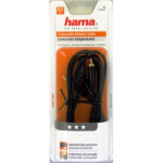 Hama Kabel 4pin 3,5mm-3xRCA 1,5m Svart Hane-3xHane TL Hama Kabel 4pin 3,5mm-3xRCA 1,5m Svart Hane-3xHane TL